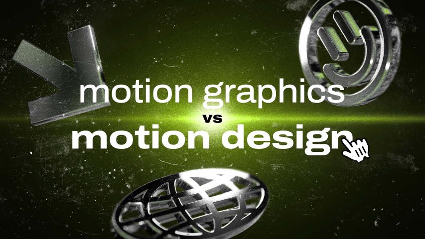 Motion graphics vs motion design